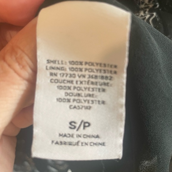 Kate Young for Target Shimmery Star Print Black Dress size small - Picture 6 of 16